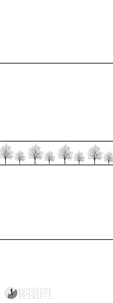 黑白树 腰线3-2