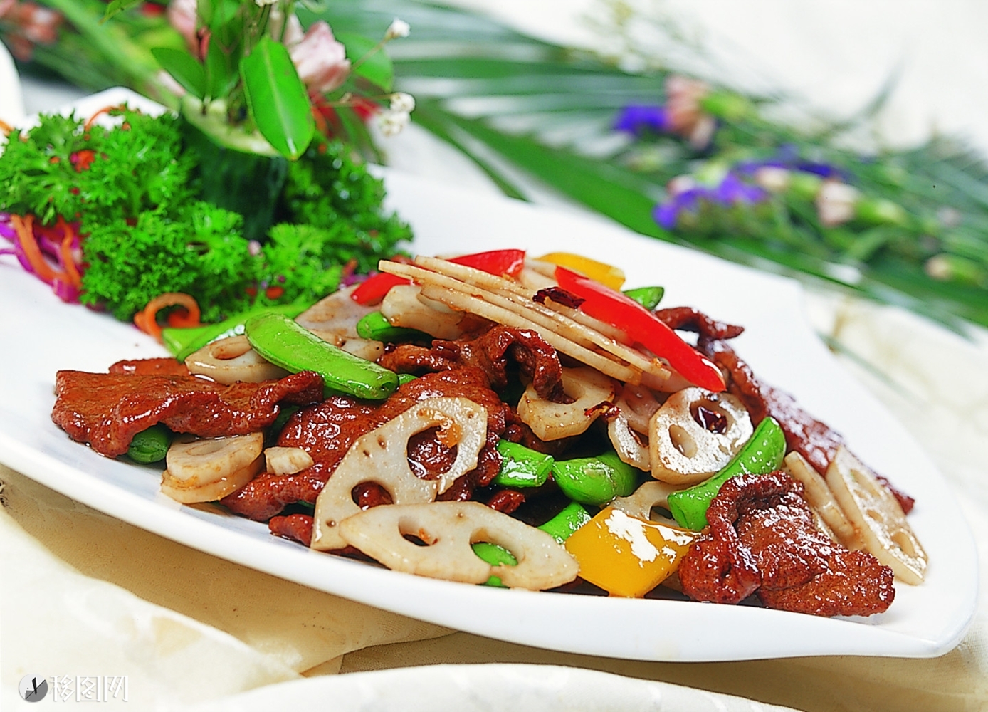 CXC00020XO酱蜜藕炒鹿肉  46元例