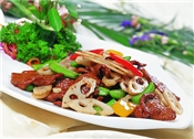 CXC00020XO酱蜜藕炒鹿肉  46元例