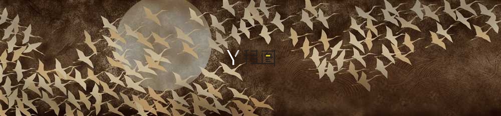 CX-075抽象鹤群背景