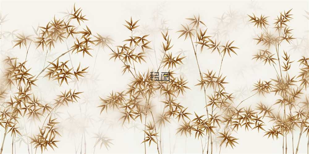 HL-290抽象竹子背景