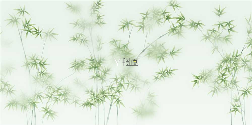 HL-289意境竹子背景