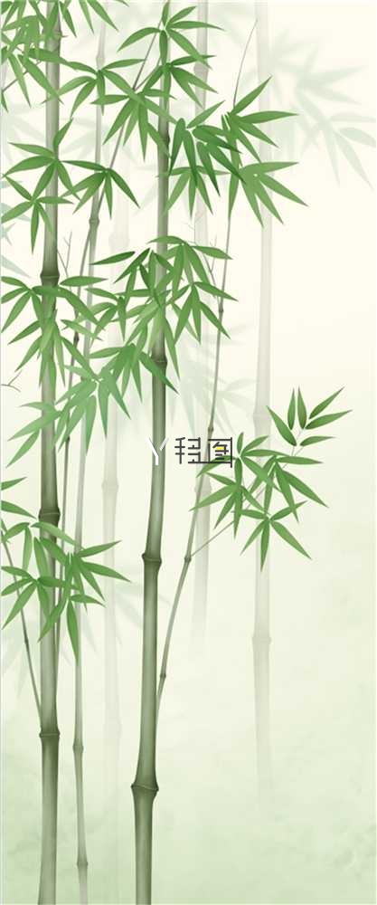 HL-071竹子素材屏风背景