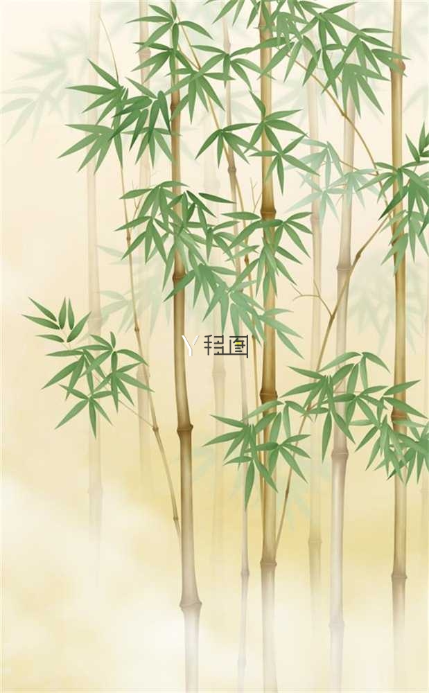 HL-102绿色竹子屏风