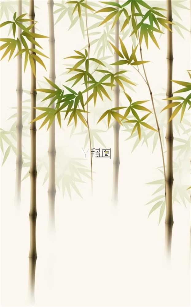 HL-098意境竹子背景