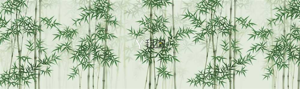 HL-168植物竹子装饰画