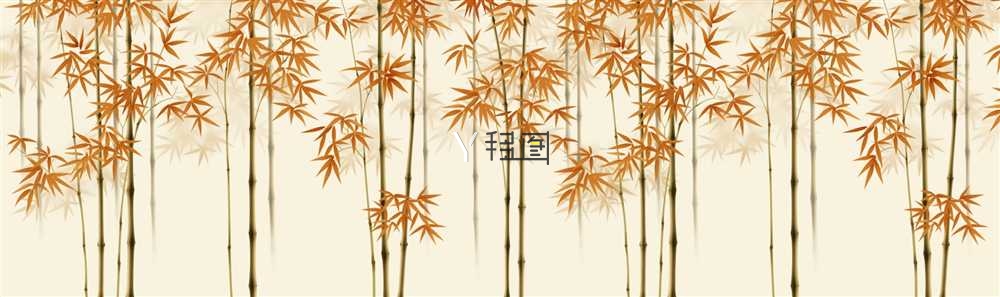 HL-133竹子素材装饰画