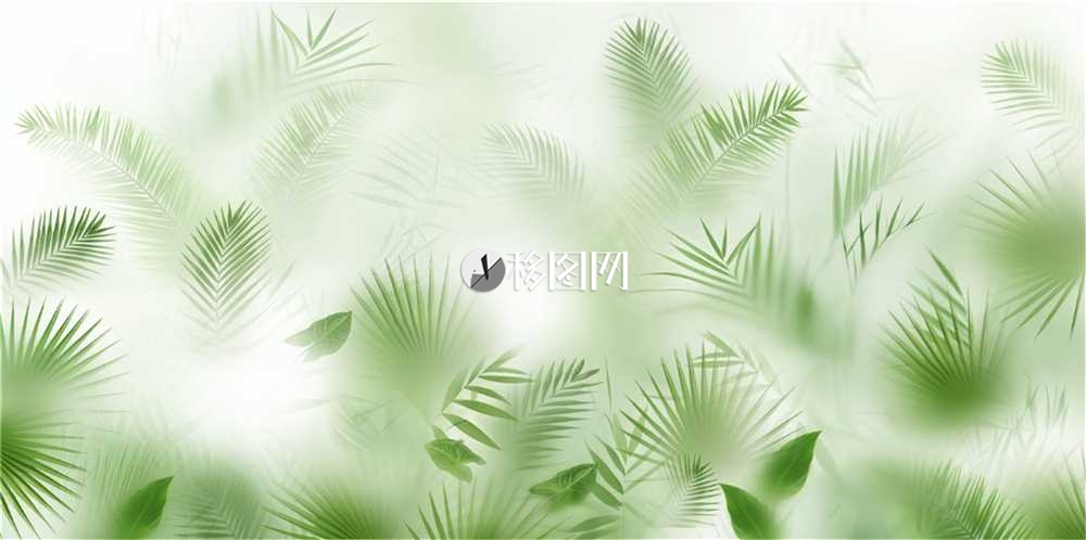 自然清新植物叶子素材