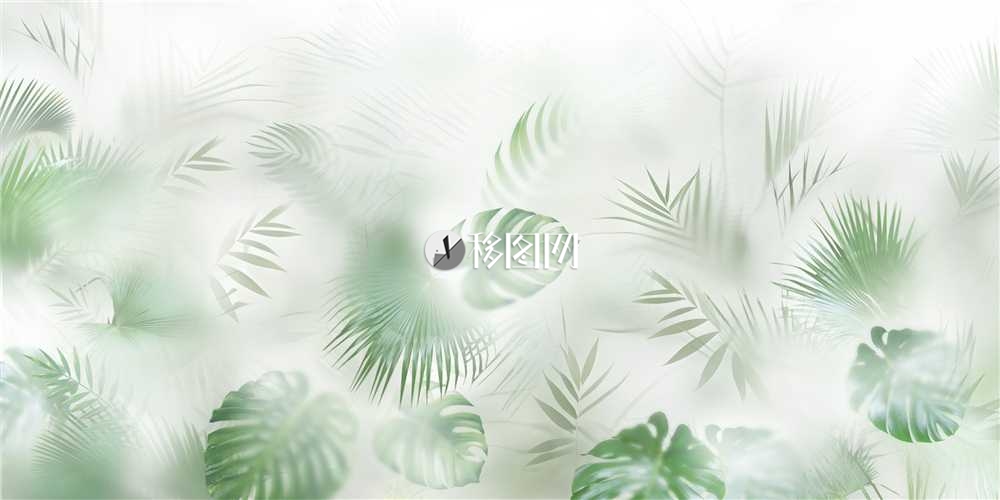 简约植物素材装饰画