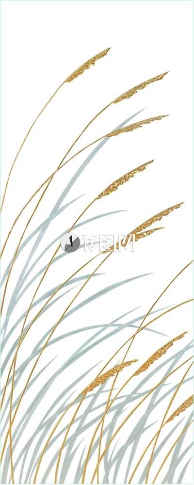 简约艺术高粱素材背景