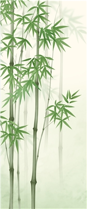 HL-071竹子素材屏风背景