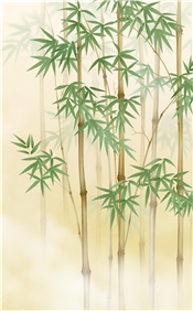HL-102绿色竹子屏风