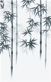 HL-100竹韵屏风背景