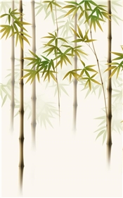 HL-098意境竹子背景