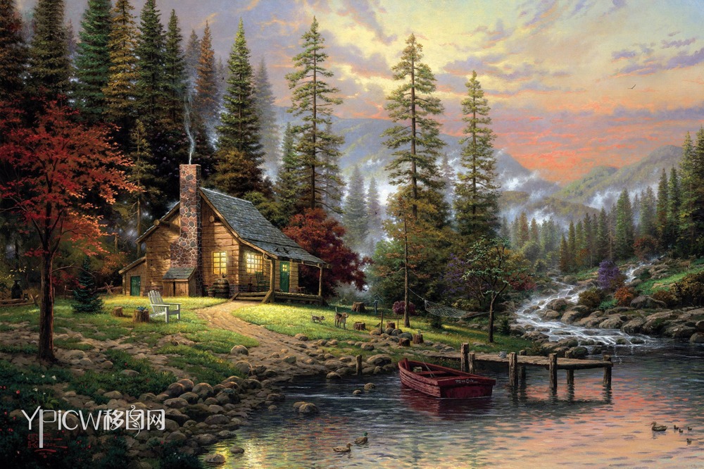 托马斯风景油画高清7