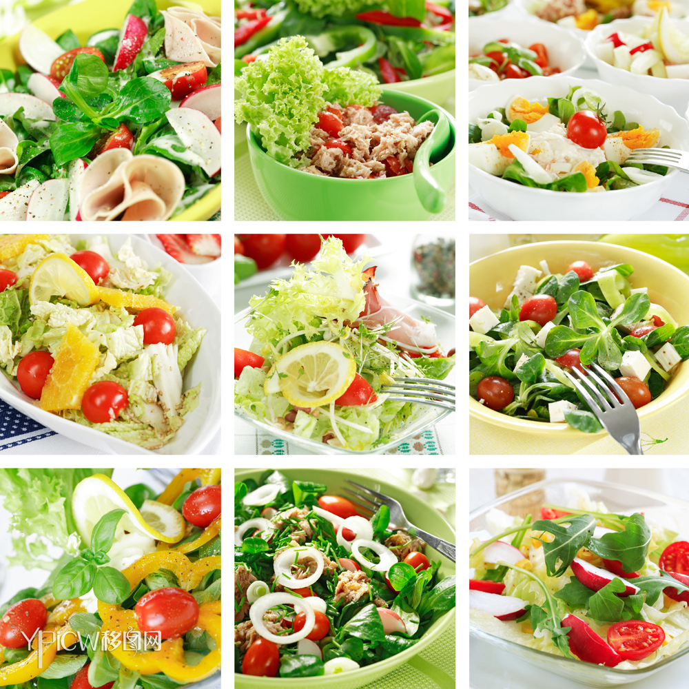 蔬菜沙拉新鲜生菜沙律食物食品餐饮美食2