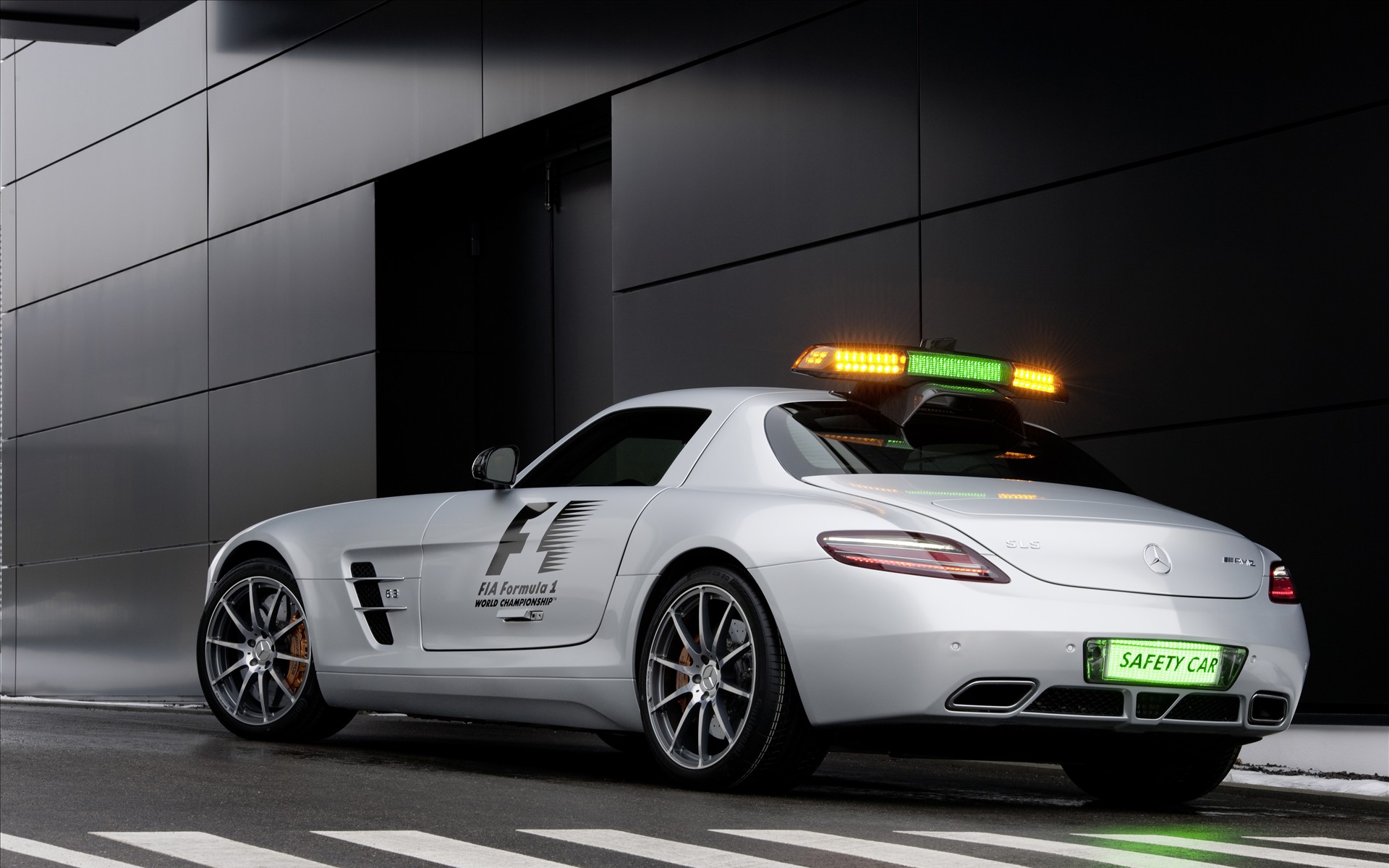 mercedes benz sls amg f1 safety car 2010 车 高清图片